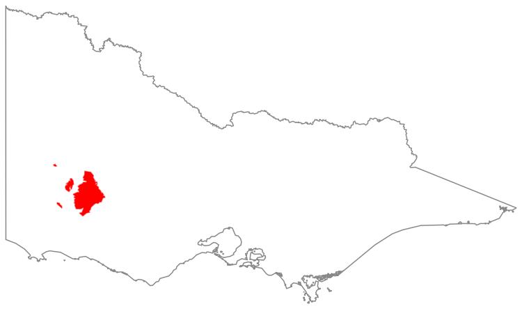 Natural region map: Grampians